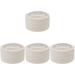 4 Pieces Coffee Filter Box Mesh Strainer Paper Rack Round Basket Dispenser Holders for Counter Storage Stand Office