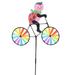 Bike Garden Wind Spinner Ornaments Garden Lawn Yard Decor Wind Spinner for Holiday Garden Decoration