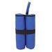 Durable Tent Sand Bag with Hook and Loop Design - 600D Oxford Cloth Blue for Outdoor Tents Canopies Sun Umbrellas