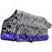 78 1000D Turnout Waterproof Horse WINTER Coat BLANKET Zebra 107