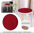 Oggfader Chair Cushions for Kitchen Chairs Indoor Outdoor Chair Cushions Round Chair Cushions Round Chair Pads For Dining Chairs Round Seat Cushion Garden Chair Cushions Set For Furnitu Red