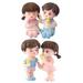 2 Pairs Models Astetic Room Decor Goblincore Room Decor Desktop Decorations Home Couple Ornament Couple Ornaments Car Romantic Resin Bride Lovers