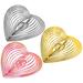 3 Pcs Heart-shaped Bird-repelling Windmill Ornament Decor Garden Drive Repeller Outdoors Pest Repellent Reflective