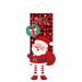 Decorations for Home Christmas 1 PCS Christmas Holiday Seasonal Sign Hanging Decor Christmas Decoration Hanging Santa Clus Banner Flag For Front Door Home Xmas Wall Glass Decorations for Bedroom