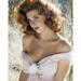 Tina Louise gives seductive look in off-shoulder dress huge cleavage 8x10 photo