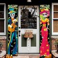 Halloween Banners Porch Signs Halloween Decor Christmas Nightmare Banner Halloween Decorations Outdoor Party Banner