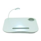 HYYYYH Laptop Desk with Built-In Cushion LED Light and Cup Holder LD-LED
