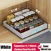 Cabinet Organizer Drawer Organizer Pull Out Shelves Kitchen Cabinet Drawers Spice Rack Slide Out Pantry Shelves for Kitchen Bathroom (1 Pack)