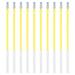 Uxcell 1mm Gel Pens Refills 48 Pack Fluorescence Metallic Ink Bold Point for Adults Coloring Books Yellow