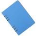 School Notebooks A5 Binder Diary Leather Notepad Office Business Loose-leaf Sky Blue Man Travel Pu