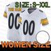 NFL_Jerseys 08H Jersey Pittsburgh Steelers #36 Jerome Bettis 43 Troy Polamalu 50 Ryan Shazier 55 Devin Bush NFL Women Limited Jersey