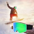 Apmemiss Clearance Ski Goggles Snowboard Snow Goggles for Men Women Youth Protection Outdoor Doublelayer Antifog Ski Sports Windproof Goggles Mountaineering Goggles Warehouse Deals Today