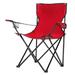 SYTHERS Portable Camping Chair Folding Fishing Chair Camping Chair for Adults with Carry Bag and Cup Holder Load Bearing 230lbs Red