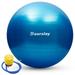 Doorslay Yoga ball Stability Ball 2mm Ball Workout -Burst Stability Ball Barre Fitness Ball Thick -Slip Ball -Slip Ball Fitness Balance Abs Ball -Burst Ball Air Pump SIUKE