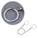 Mini Stainless Steel Wire for Survival Gear Camping Hunting Tree Cutting Emergency Kit Tool Chain (Silver)
