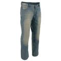 Milwaukee Leather MDM5003 Men s Blue Armored Motorcycle Riding Denim Jeans Reinforced with Aramid Fibers 26