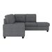 Gray Sectional - Latitude Run® 2 - Piece Upholstered Sectional Microfiber/Microsuede | 26 H x 78.5 W x 33.25 D in | Wayfair