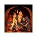 GnHoCh 10PCS Gas Logs Ceramic Fireplace Logs Set of Ceramic Wood Logs for Indoor Gas Inserts Vented Electric or Outdoor Fireplaces and s