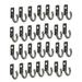 Keychain for Keys Hook up Metal Wall Hooks Country Decor Retro Entryway Coat Rack Decorate 100 Pcs