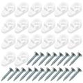 50 Pcs Coat Hanger Wall Mount Mirrors Mirror Holders for Walls Mirror Hanging Kit Wall Hanging Kit Wall Clips