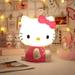 Touch Plug In Led Night Light Hello Kitty Bedroom Girl Kawaii Sleep Baby Eye Protection Bedside Lamp Student Anime Cartoon Gift