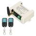Universal Garage Door Remote Learning RF Transmitter Receiver Kit 4 Keys Single Channel Learning Wireless Remote Relay
