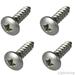 Truss Head Sheet Metal Screws 316 Stainless Steel Marine #8 X 5/8 Qty 100