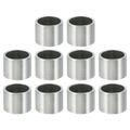 M10 Stainless Steel Spacers 10 Pcs Metal Spacer Stainless Steel 10.2mm ID x 12mm OD x 10mm L for 3/8 M10