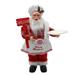 12 Chef Santa Claus Figurines Merry Christmas Figure Decorations Desktop Ornaments Xmas Santa Doll Table Decor Collectible Statues