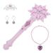 Snowflake Glitter Stick Handheld Glowing Toy Party Supply Girl Outfits Prom Princess Light Wand Child