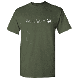 Minimalist Bike T-Shirt Designs Stylish Mountain Bike T-Shirts Bicycle T Shirt