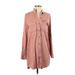 Obey N'89 Propaganda Casual Dress - Shirtdress: Pink Dresses - Women's Size Small