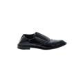 Alexander Wang Flats: Slip-on Chunky Heel Casual Black Print Shoes - Women's Size 38 - Almond Toe