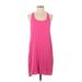 Splendid Casual Dress - Shift Scoop Neck Sleeveless: Pink Print Dresses - New - Women's Size Small