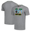 Unisex Homage Jrue Holiday & Kristaps Porzingis Gray Boston Celtics NBA Jam Tri-Blend T-Shirt