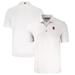 Men's Cutter & Buck White St. John's Red Storm Big Tall Forge Eco Stretch Recycled Polo