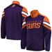 Men's G-III Sports by Carl Banks Purple Phoenix Suns Game Ball Full-Zip Track Jacket