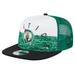 Men's New Era Kelly Green Boston Celtics Arch A-Frame Trucker 9FIFTY Snapback Hat