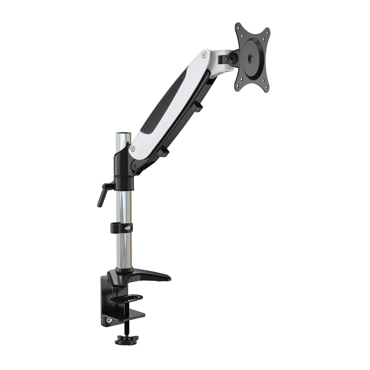 ERGOLEBEN GS120TK 1 Monitor Tischhalterung|15-32 Zoll|Gasdruckfeder|höhenverstellbar|drehbar schwenkbar neigbar|VESA 75/100|bis 8kg Monitor Image