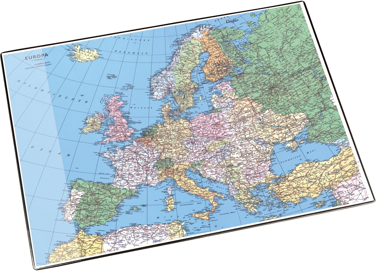 Läufer Schreibunterlage 40x53cm Landkarte Europa Image