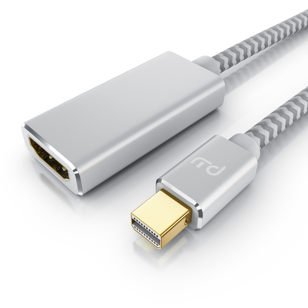 Primewire 4k Mini Displayport zu Hdmi 2.0 Adapter - mini DP Kabel - 4k@60Hz - Thunderbolt 1 - 2 - Audio und Video Image