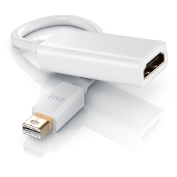 Primewire Mini DisplayPort zu HDMI Adapter, Ultra HD 4k MiniDP zu HDMI Buchse Monitor Konverter, Adapterkabel