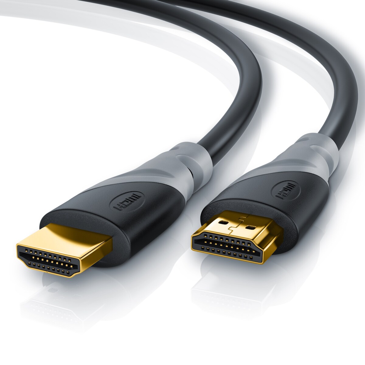 CSL 8k HDMI Kabel 2.1, 3fach geschirmt, Ultra HD, Full HD, 3D, High Speed mit Ethernet, HDMI Typ A - 3m Image