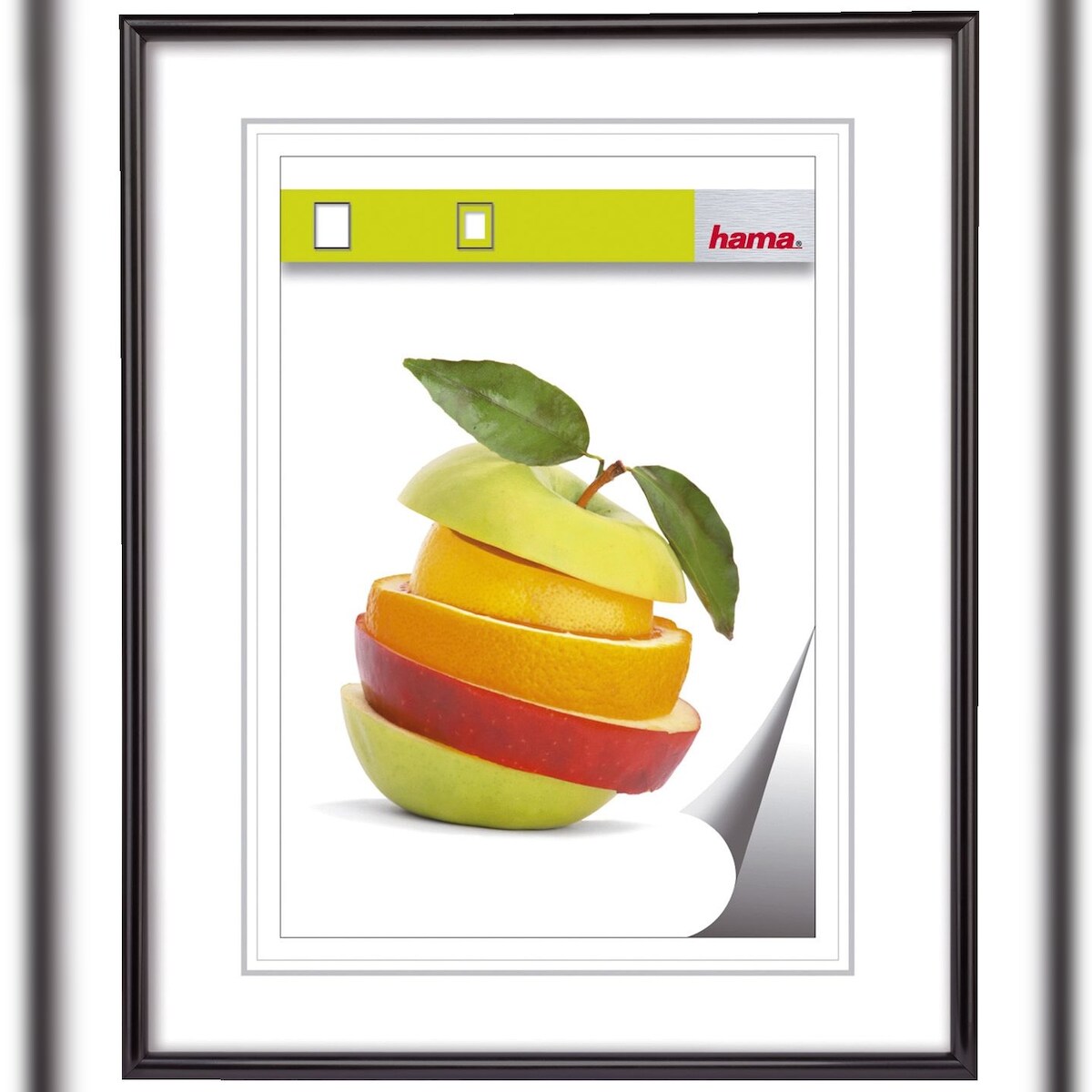 hama® 66221 Kunststoff-Bilderrahmen SEVILLA - 20 x 30 cm, schwarz Image