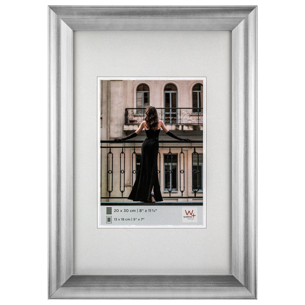 walther + design Venice PS-Rahmen, silber, 9 x 13 cm Image