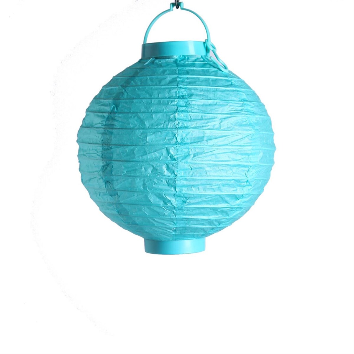 MARELIDA LED Lampion kaltweiße LED D: 20cm Kugel Laterne Partylampion türkis Image