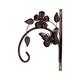 Decoris Wandhaken Blume & Schmetterling aus Eisen Outdoor 19x2x25cm