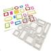 4.2 by 4.3 Inches Square Circle Frame Metal Cutting Dies Card Making Scrapbooking Die Cuts Thanksgiving Christmas Craft Dies