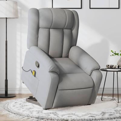 vidaXL Stand up Massage Recliner Chair multi colors Fabric