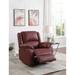 Power Recliner, Red PU,High quality durable, simple atmosphere, massage chai